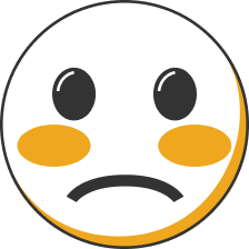 Sad face